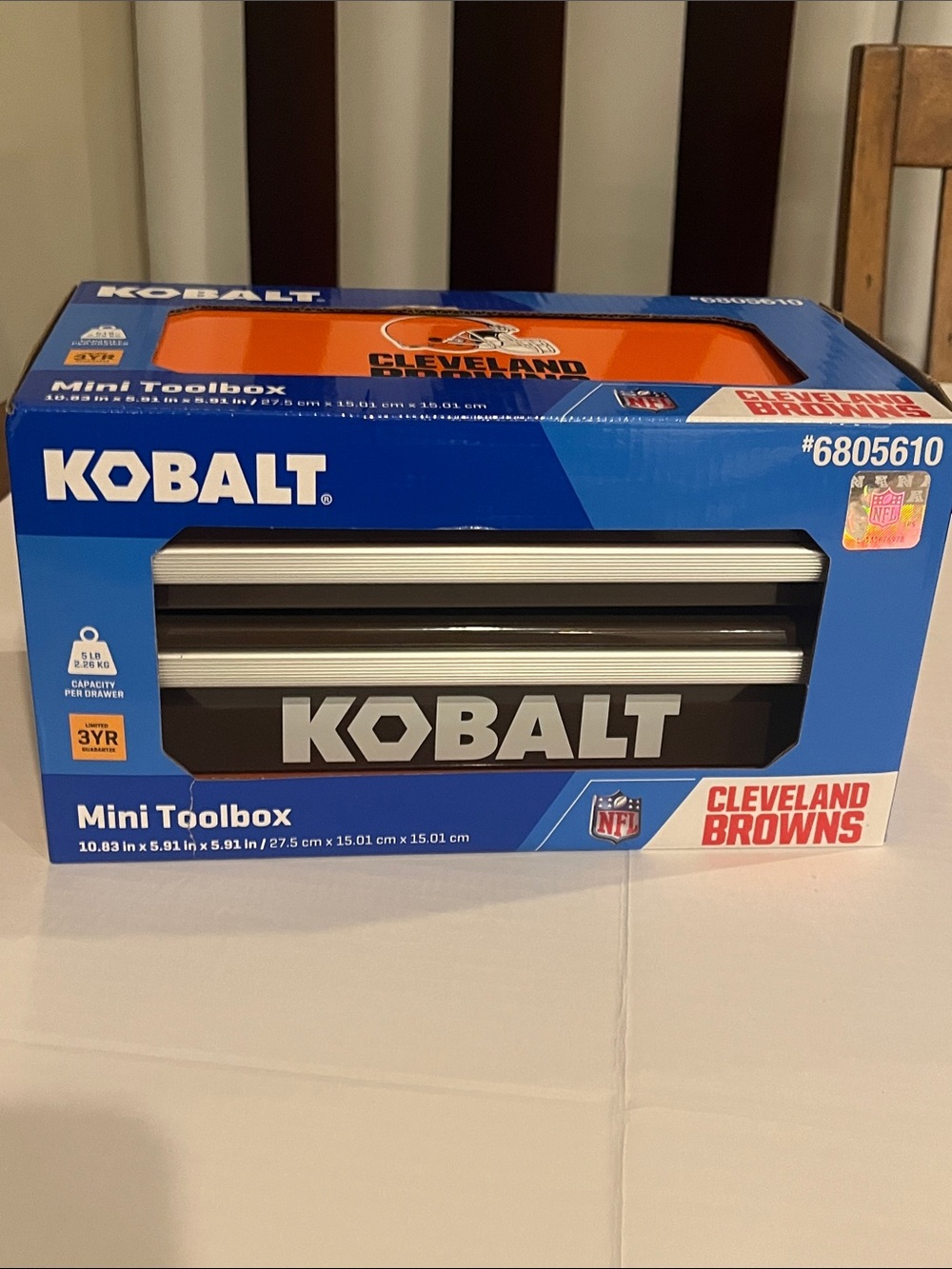 Kobalt Cleveland Browns NFL Mini Toolbox